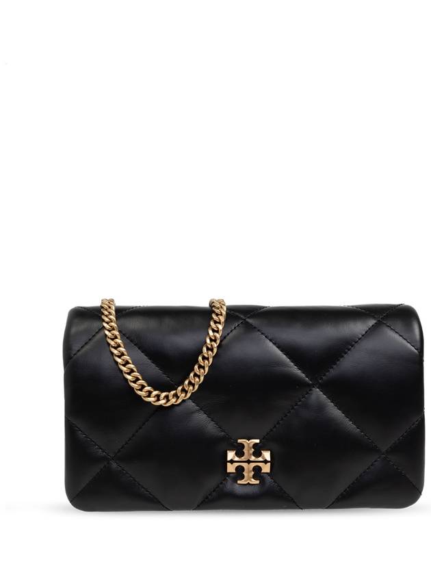 Tory Burch Wallet Kira On A Chain, Women's, Black - TORY BURCH - BALAAN 1