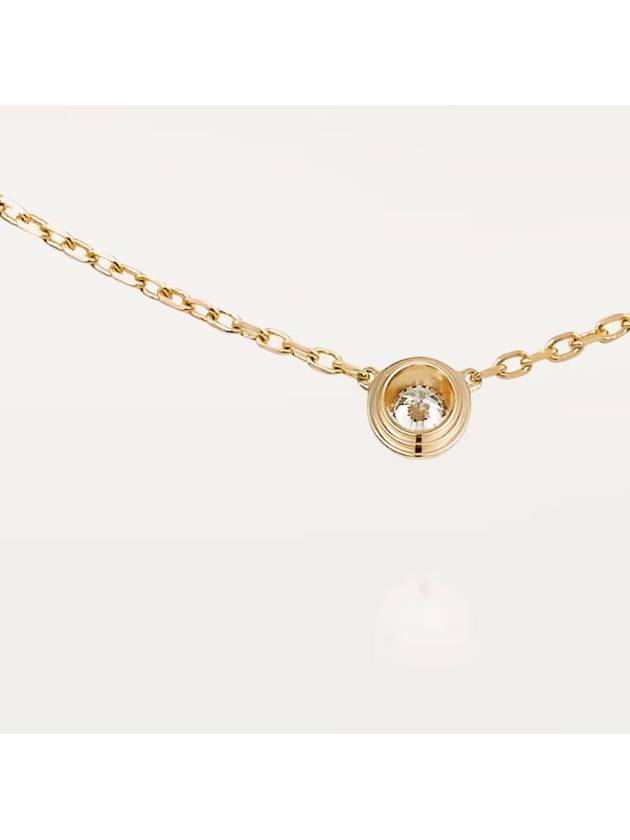 D'amour Necklace Small Model Yellow Gold Diamond - CARTIER - BALAAN 7