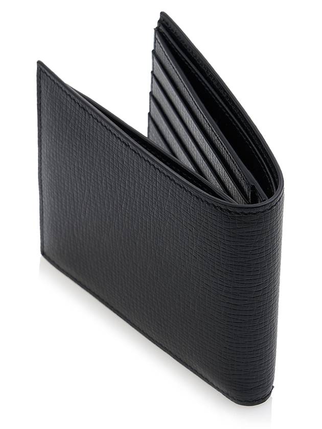 Men's Metal Logo Half Wallet Black - SALVATORE FERRAGAMO - BALAAN 4