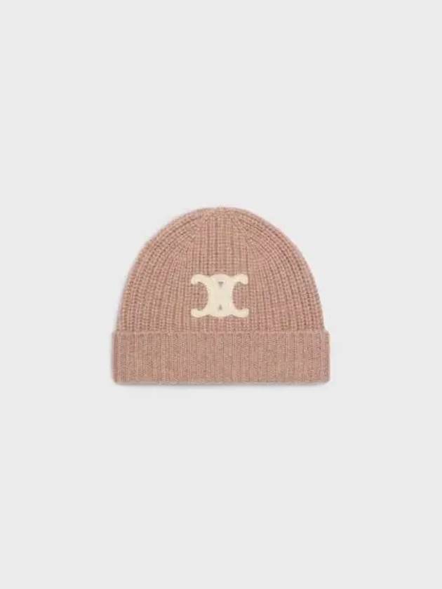 Triomphe Cashmere Seamless Beanie Nutmeg - CELINE - BALAAN 2