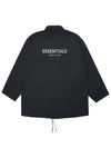 Fear of God Essential Coach Jacket Black Women - FEAR OF GOD ESSENTIALS - BALAAN 2