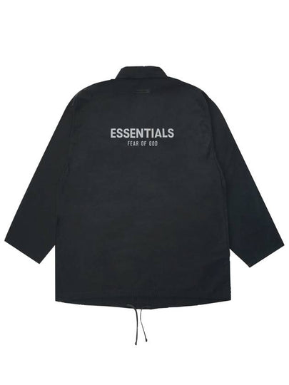 Fear of God Essential Coach Jacket Black Men - FEAR OF GOD ESSENTIALS - BALAAN 2