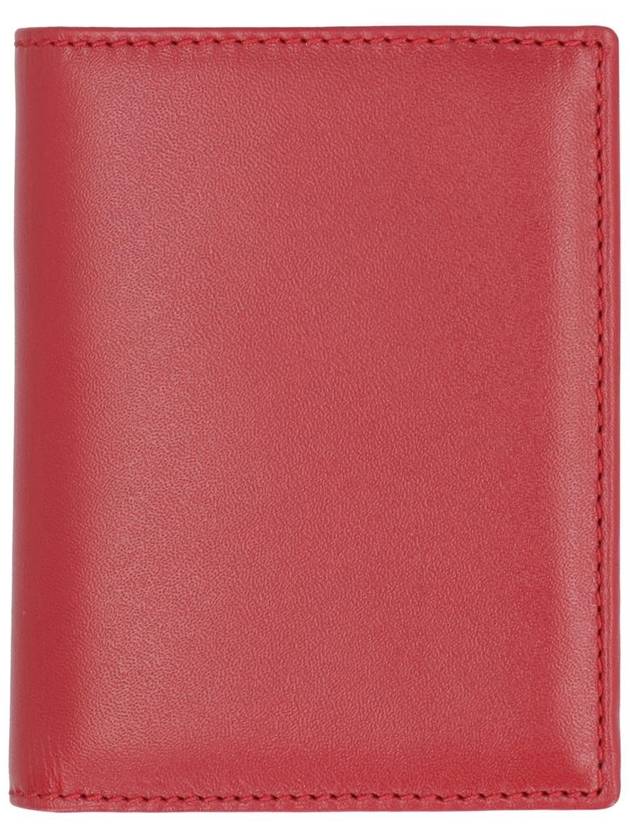 Comme Des Garçons Small Leather Flap-Over Wallet - COMME DES GARCONS - BALAAN 1