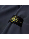 Wappen Patch Soft Shell Hoodie Jacket Avio Blue - STONE ISLAND - BALAAN.