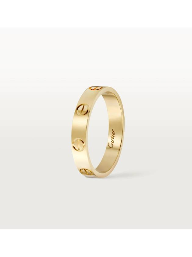 Love Wedding Band Ring Yellow Gold - CARTIER - BALAAN 4