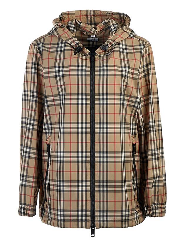 Women's Everton Vintage Check Hooded Jacket Beige - BURBERRY - BALAAN 2