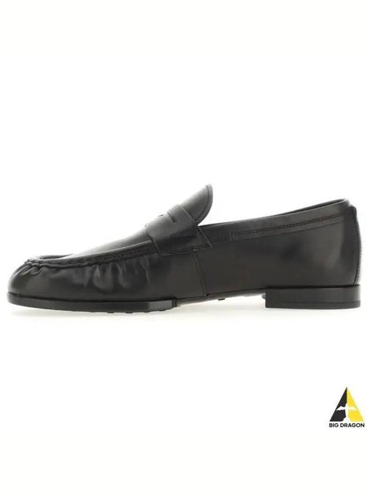 Smooth Calf Leather Loafers Black - TOD'S - BALAAN 2