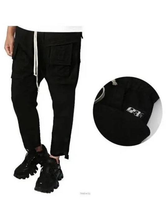 Dark Shadow Creech Cargo Crop Pants 270394 - RICK OWENS - BALAAN 1