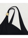 Gold logo black monokini - CELINE - BALAAN 5