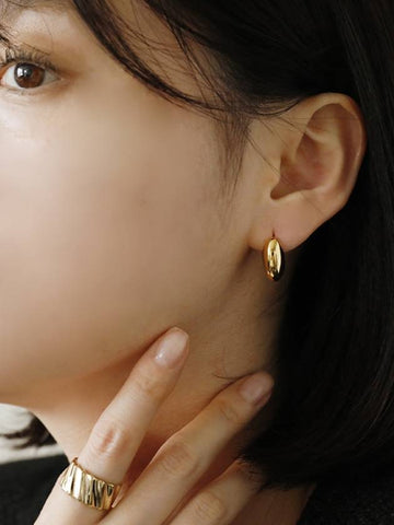 Bell Bold Earrings Gold - SOSOO - BALAAN 1