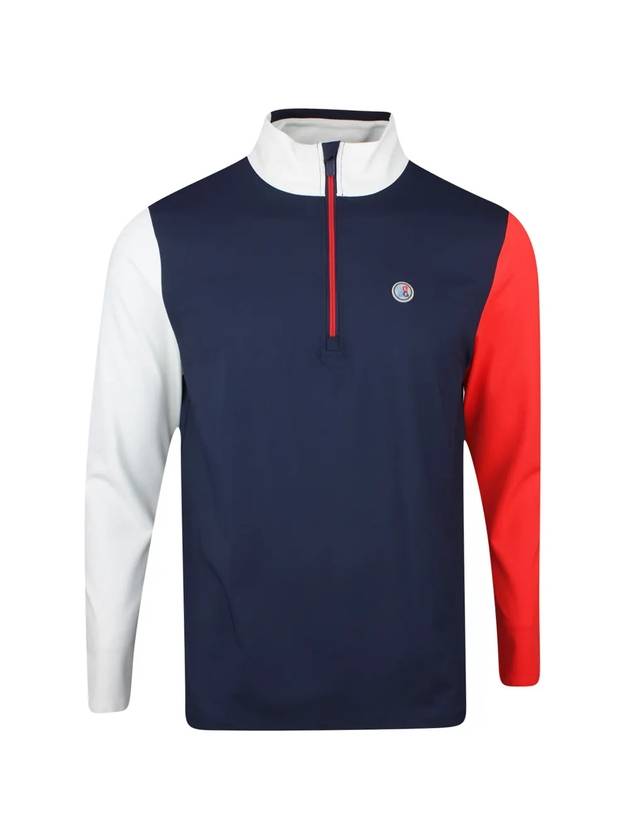 Daytona Color Block Half Zip Long Sleeve T-Shirt - G/FORE - BALAAN 1