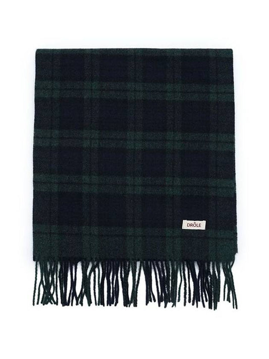 Drold Monsieur Unisex Tartan Check Scarf Muffler - DROLE DE MONSIEUR - BALAAN 1