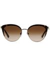 Eyewear Cat Eye Metal Sunglasses Brown - BVLGARI - BALAAN 2