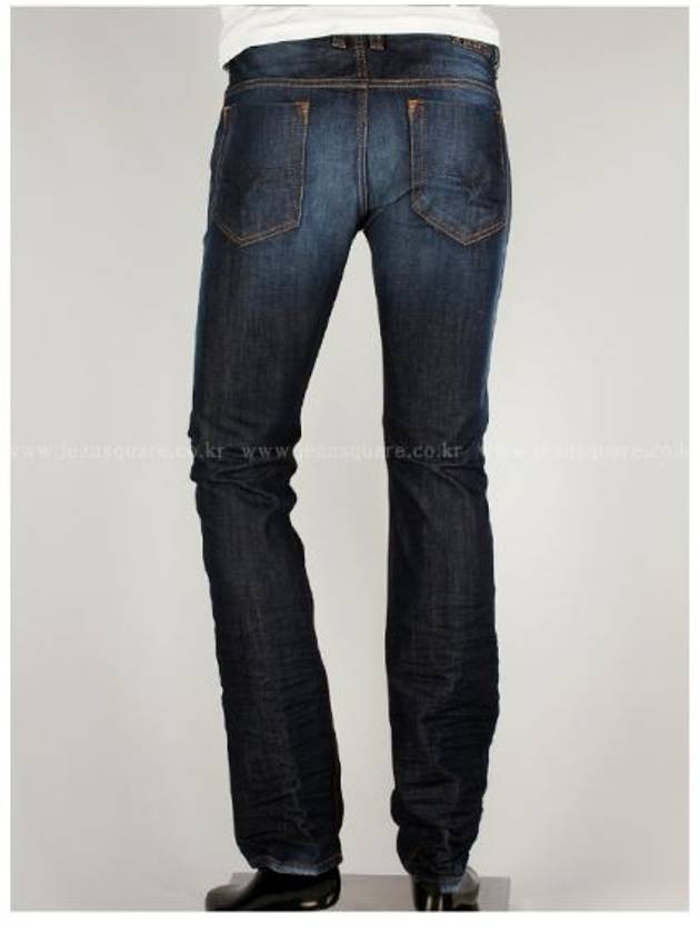 Men's Sappado Straight Jeans Blue - DIESEL - BALAAN 4