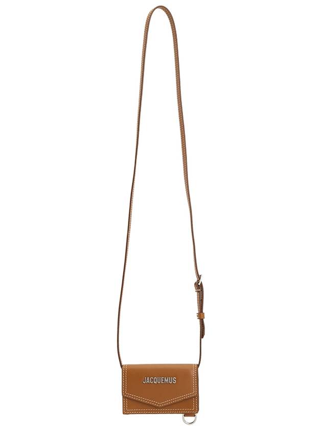 Le Porte Azur Envelope Pouch Bag Brown - JACQUEMUS - BALAAN 7