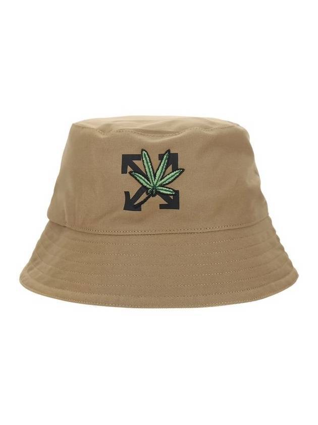 with arrow logo bucket hat beige - OFF WHITE - BALAAN 1