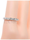 Torsad White Gold Half Pave Wedding Ring Couple No 46 - CHAUMET - BALAAN 7