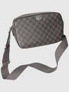 GG Supreme Ophidia medium messenger bag gray black 767190 UULHK - GUCCI - BALAAN 6