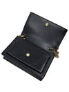 Sunset Chain Wallet Cross Bag Black - SAINT LAURENT - BALAAN 6