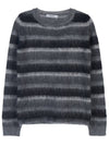 Women's Colonia Wool Mohair Knit Top Grey - MAX MARA - BALAAN 1