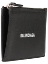 Logo Print Cash Card Wallet Black - BALENCIAGA - BALAAN 4