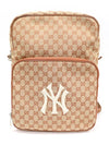 536724 MLB GG logo jacquard NY Yankees New York embroidery patch unisex backpack - GUCCI - BALAAN 1