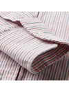 16SS Thom Browne Hidden Three Stripes Oxford Striped Shirt - THOM BROWNE - BALAAN 4