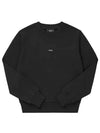 Boxy Micro Logo Sweatshirt Black - A.P.C. - BALAAN 4