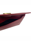 Envelope Uptown Baby Clutch Bag Burgundy - SAINT LAURENT - BALAAN 3