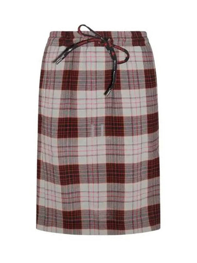 Kilt Check Midi A-Line Skirt Red - VIVIENNE WESTWOOD - BALAAN 2