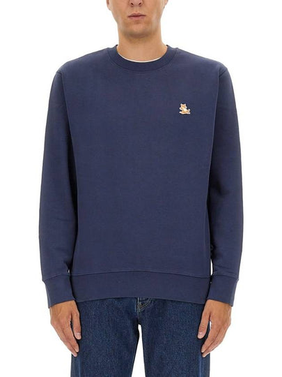 Chillax Patch Regular Sweatshirt Eclipse Blue - MAISON KITSUNE - BALAAN 2