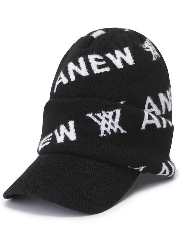 Official Striped Wadding Knit Cap BK - ANEWGOLF - BALAAN 1