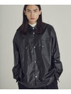 Fake Leather Shirt Black - MOTH - BALAAN 2