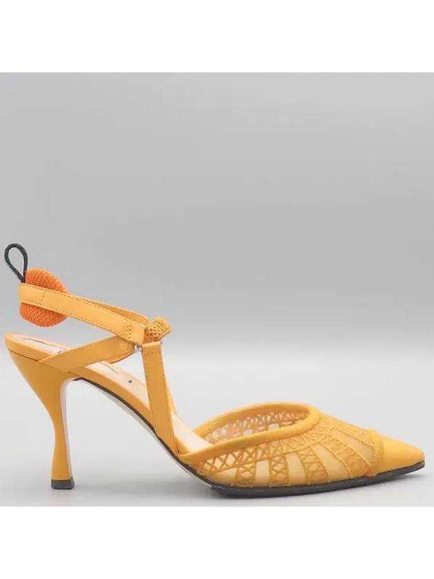 Smith Market Used Luxury Orange Shoes Women s - FENDI - BALAAN 4