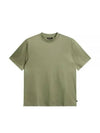 Ace Mock Neck Short Sleeve T-Shirt Oil Green - J.LINDEBERG - BALAAN 2