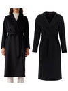 Prater Virgin Wool Single Coat Black - MAX MARA - BALAAN 2