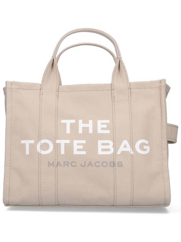 Logo Medium Canvas Tote Bag Beige - MARC JACOBS - BALAAN 3