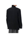 Double Breasted Blazer Jacket Black - BALENCIAGA - BALAAN 3