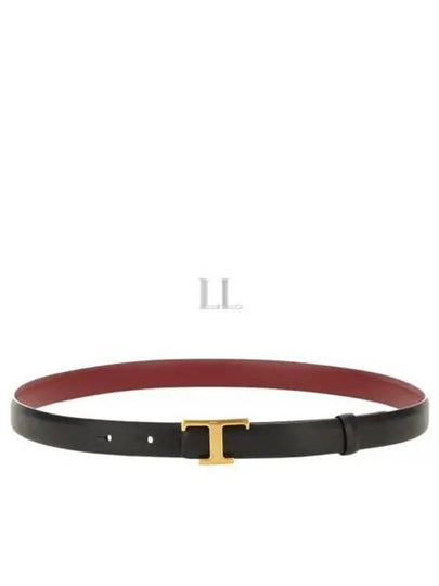 T Timeless Leather Belt Black - TOD'S - BALAAN 2