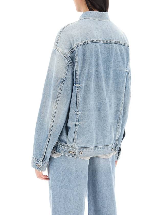 oversized denim jacket - INTERIOR - BALAAN 3