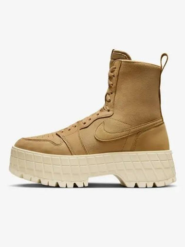 Women's Air Jordan 1 Brooklyn Wolker Boots Brown - NIKE - BALAAN 1