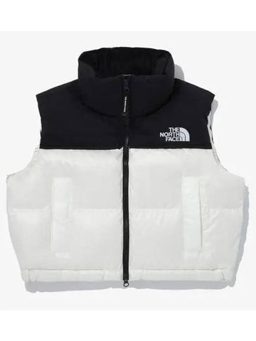 The North Face NV1DQ80L White Label Women s Novelty Nuptse RDS Down Vest - THE NORTH FACE - BALAAN 1