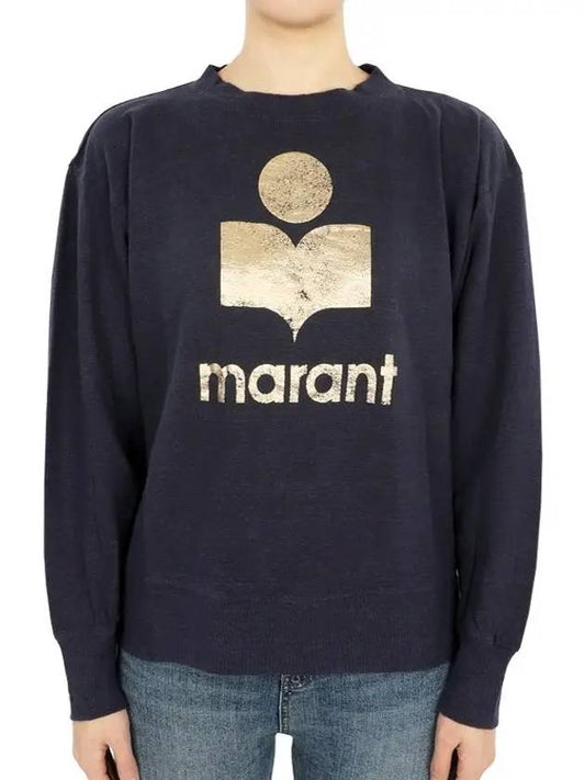 24 ss Women's Clowia Linen Long Sleeve Navy TS0005FA A1N10E FNGO - ISABEL MARANT - BALAAN 1