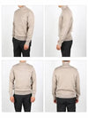 Men's Fox Head Patch Wool Turtleneck Beige Melange - MAISON KITSUNE - BALAAN 3