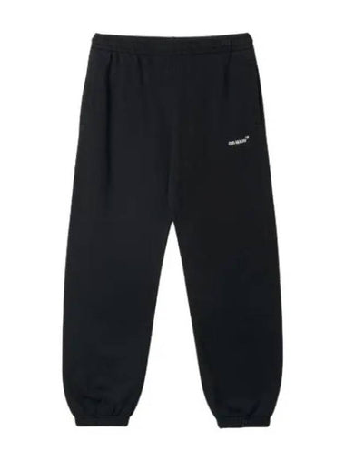 Caravaggio Diag Slim Sweatpants Black - OFF WHITE - BALAAN 1