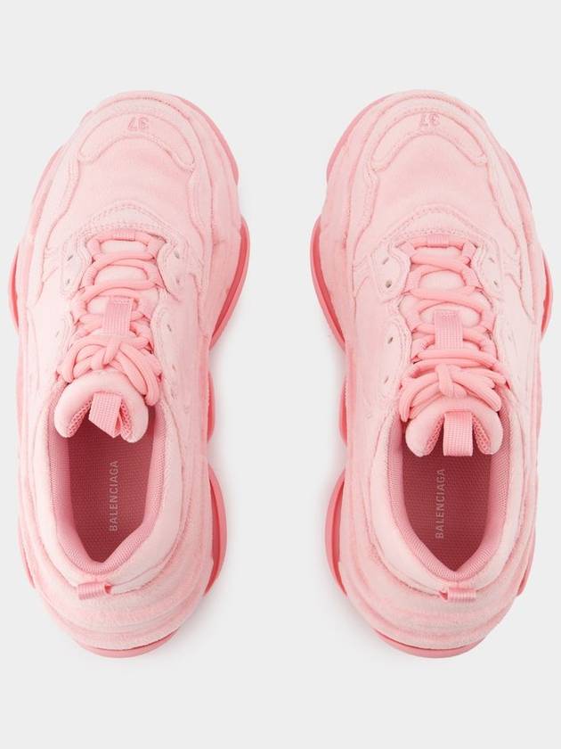 Triple S Sneakers - Balenciaga - Leather - Pink - BALENCIAGA - BALAAN 4