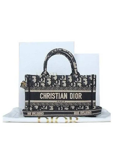 S5573CRIW M928 Oblique Book Tote Mini 2WAY Bag - DIOR - BALAAN 1