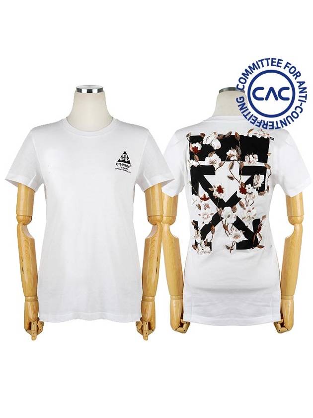 Cotton Casual Short Sleeve T-Shirt White - OFF WHITE - BALAAN 4