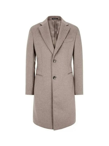 Men s Soft Wool Single Coat Dark Beige 271629 - EMPORIO ARMANI - BALAAN 1