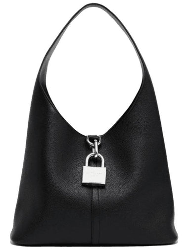 North South Locker Medium Hobo Shoulder Bag Black - BALENCIAGA - BALAAN 1